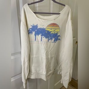 O’Neill cut neck line hoodie